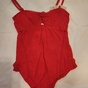 Elegant And Intimate Holy And Harmless Brand Blood Orange Bodysuit